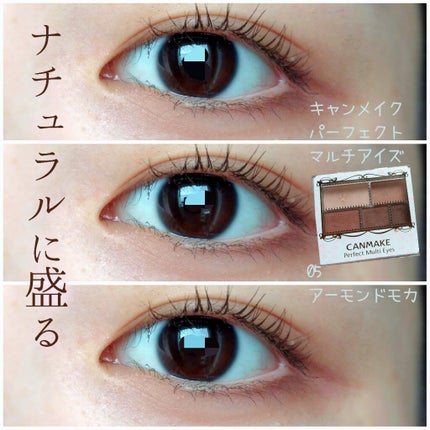 パーフェクトマルチアイズ/キャンメイク/アイシャドウパレットを使ったクチコミ(1枚目)