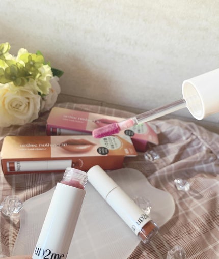 アップトゥーミー ハグマイリップ カラーロックプランパー/up2me/リッププランパーを使ったクチコミ(2枚目)