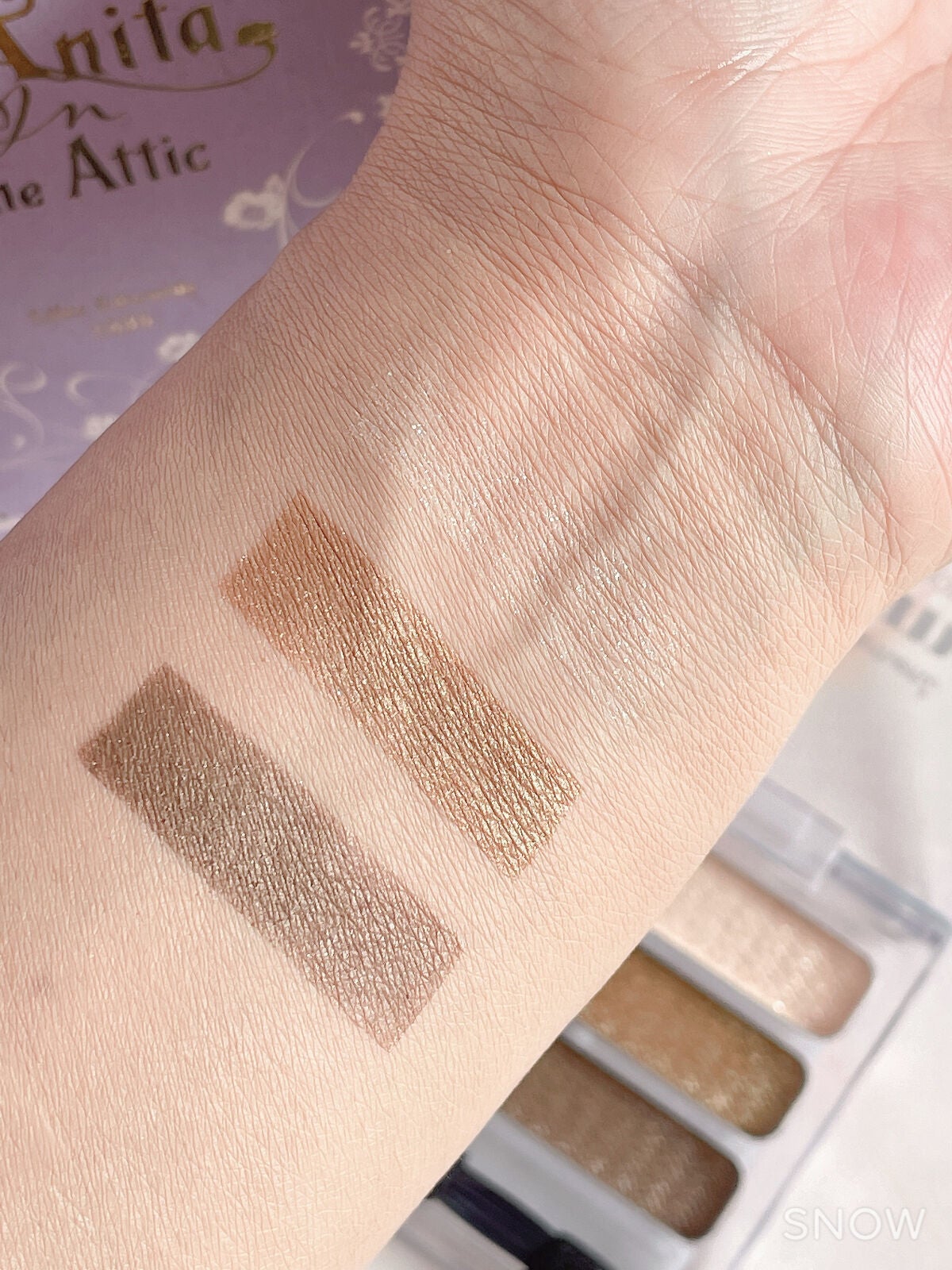 MM3色アイシャドウ/meyme/アイシャドウパレットを使ったクチコミ(3枚目)