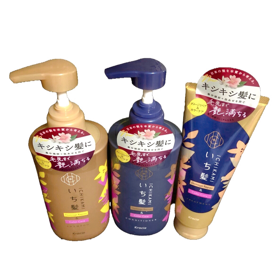 ダメージリペア＆カラーケア トリートメント🌸

LIPSさまからいただきました！

サルフェートフリー ノンシリコンシャンプー

💎使用感

いち髪らしい
甘すぎないさわやかな檸檬花と桜の香り

シャンプーは泡切れ