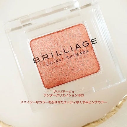 ワンダークリエイション /ブリリアージュ/単色アイシャドウを使ったクチコミ(3枚目)