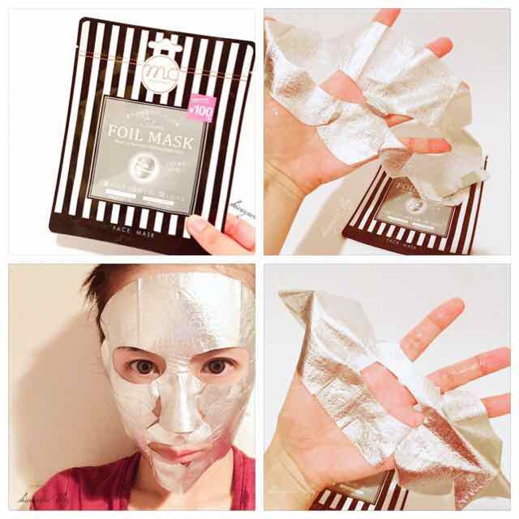 ホイルマスク/3COINS/シートマスク・パックを使ったクチコミ（3枚目）
