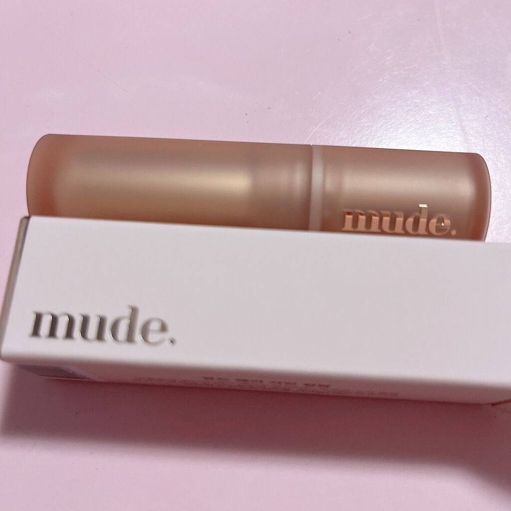 ベアーシャインリップバーム/mude/口紅を使ったクチコミ(2枚目)