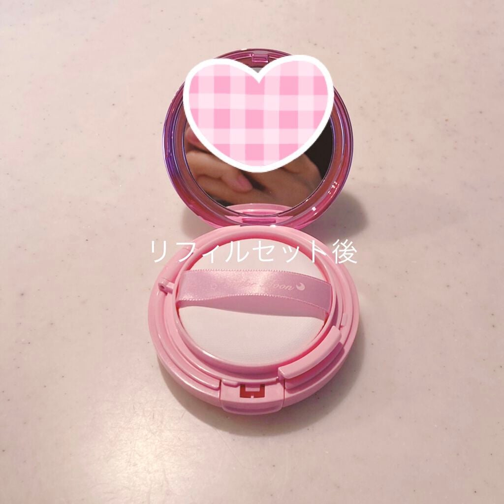 ムーンプリンセスクッションコンパクト/ミラクルロマンス/クッションファンデーションを使ったクチコミ(3枚目)