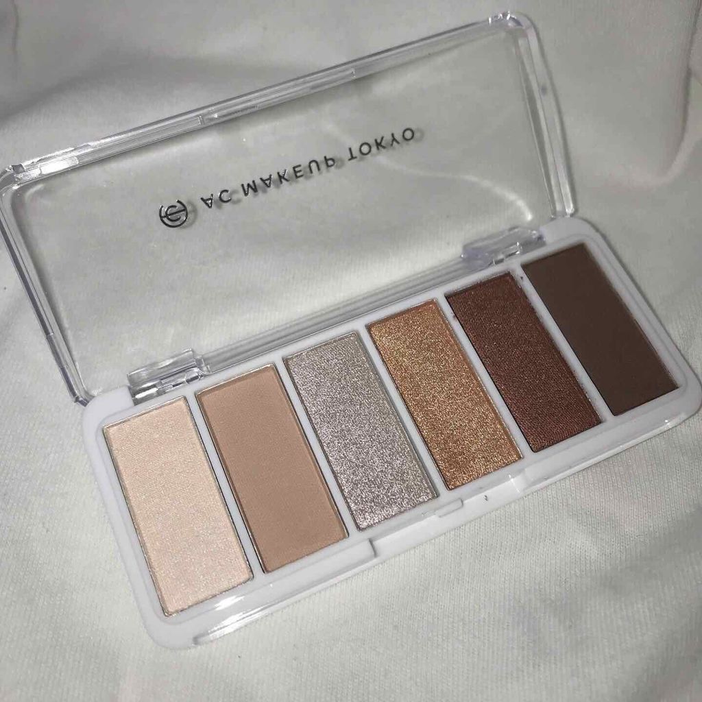 AC カラーアイパレット 01 ベーシックブラウン/AC MAKEUP/アイシャドウパレットを使ったクチコミ（2枚目）