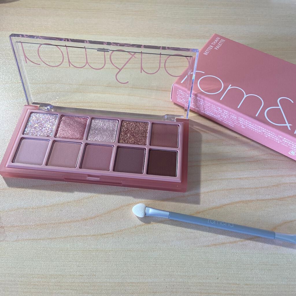 ベターザンパレット/rom&nd/アイシャドウパレットを使ったクチコミ(1枚目)