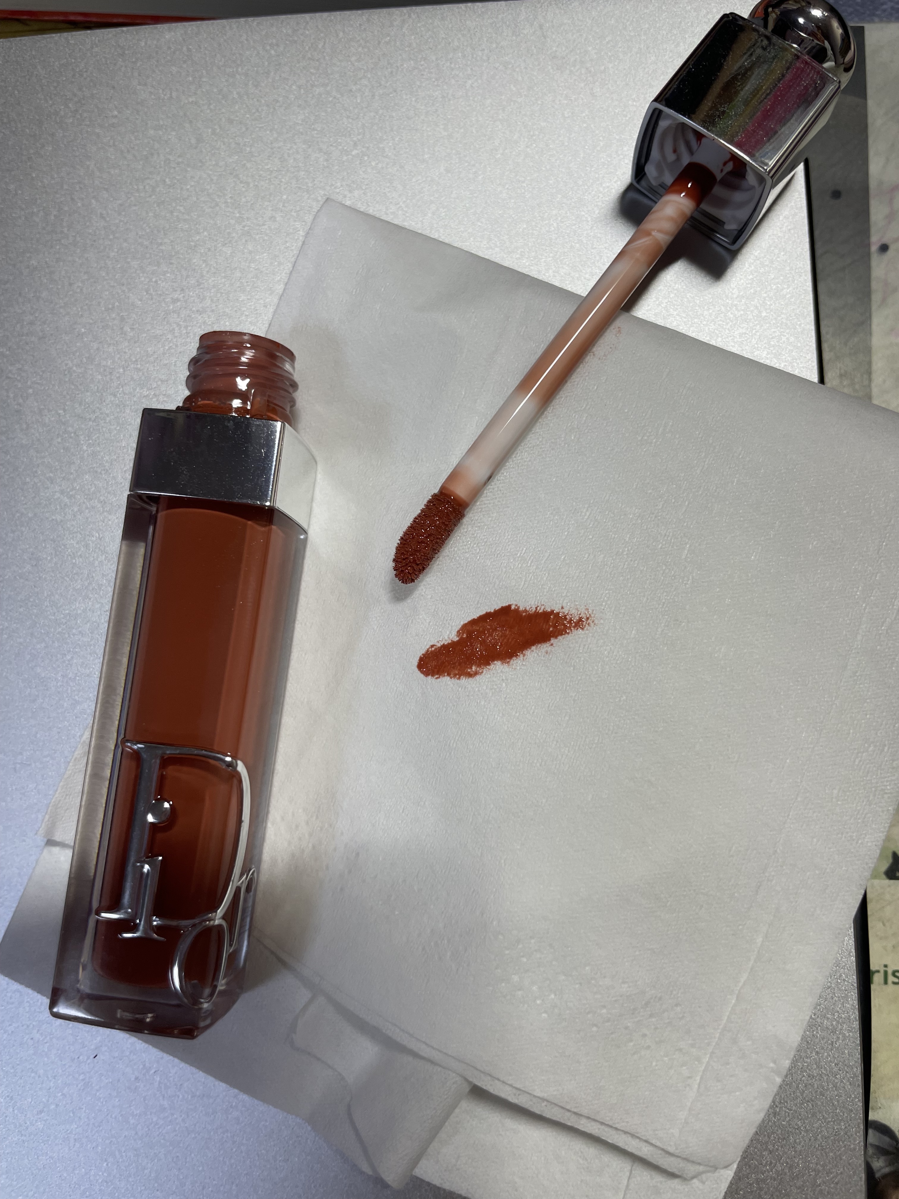 ディオール アディクト リップ マキシマイザー 039インテンス シナモン/Dior/リップグロスを使ったクチコミ（2枚目）