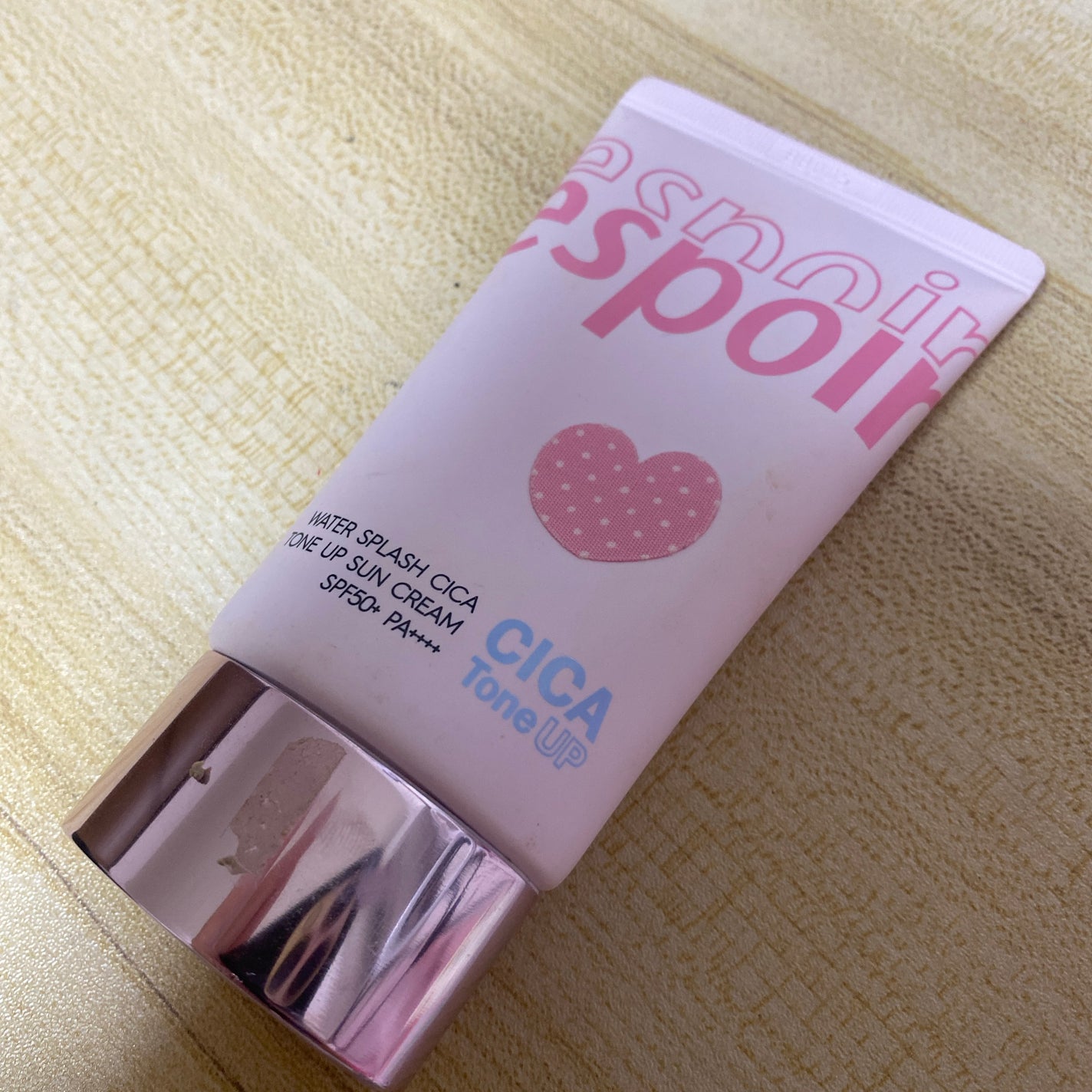 ウォータースプラッシュシカトーンアップクリーム/espoir/化粧下地を使ったクチコミ(1枚目)