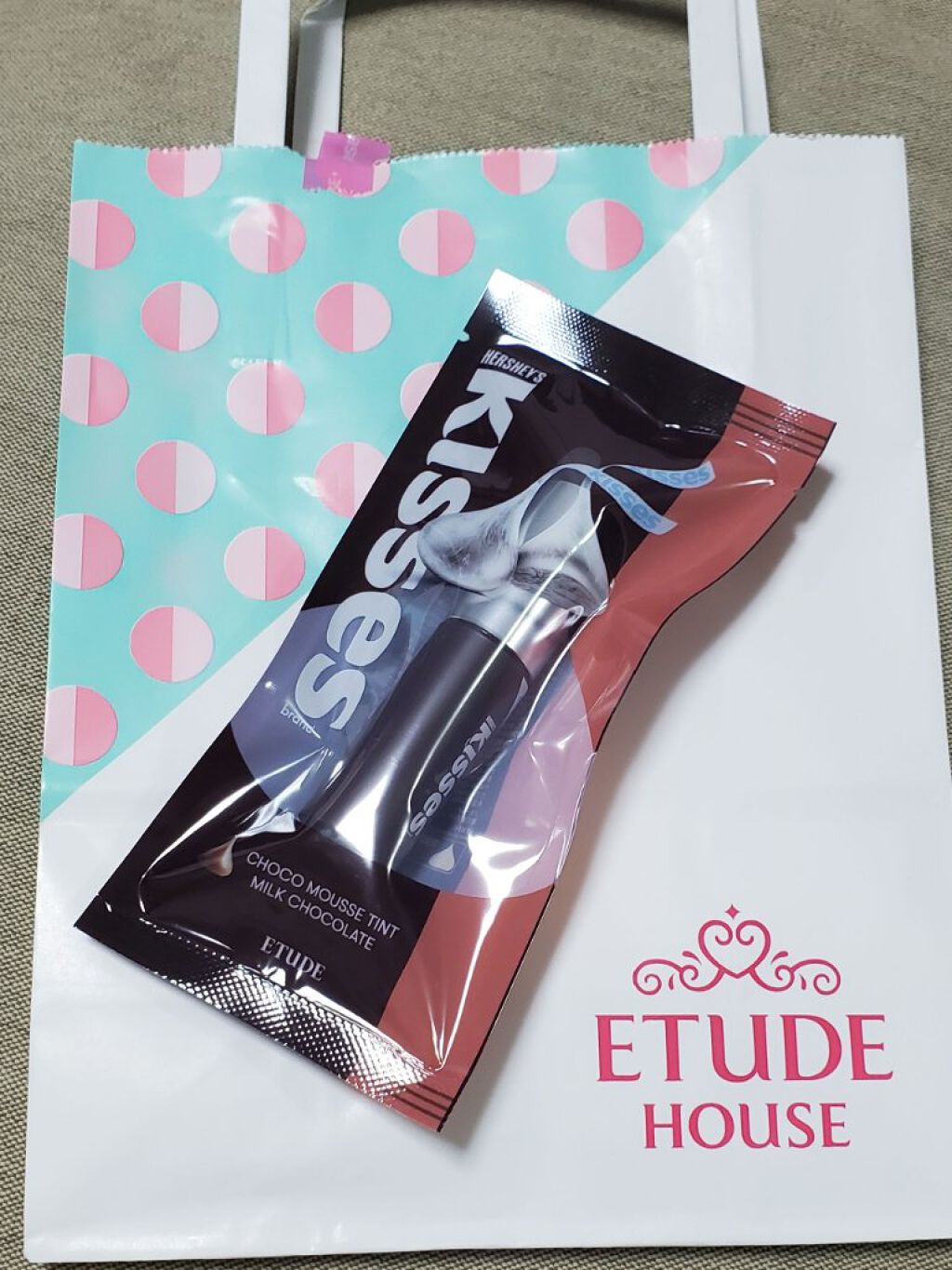 キスチョコレート ムースティント/ETUDE/口紅を使ったクチコミ（1枚目）