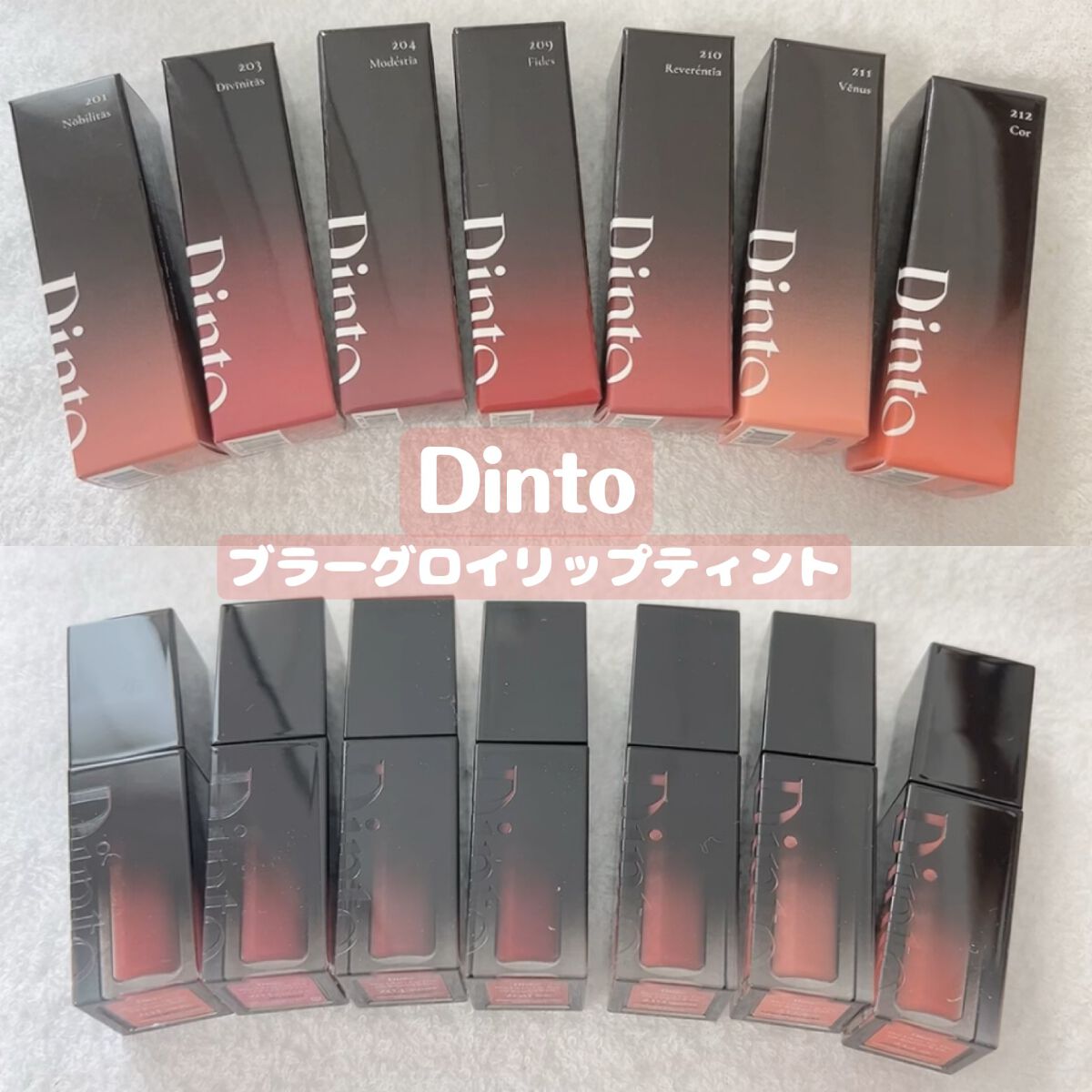 ブラーグロイリップティント/Dinto/リップティントを使ったクチコミ（1枚目）