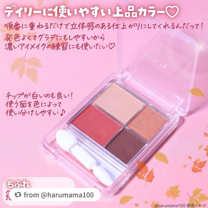グラデーション アイシャドウ/ちふれ/アイシャドウパレットを使ったクチコミ(2枚目)