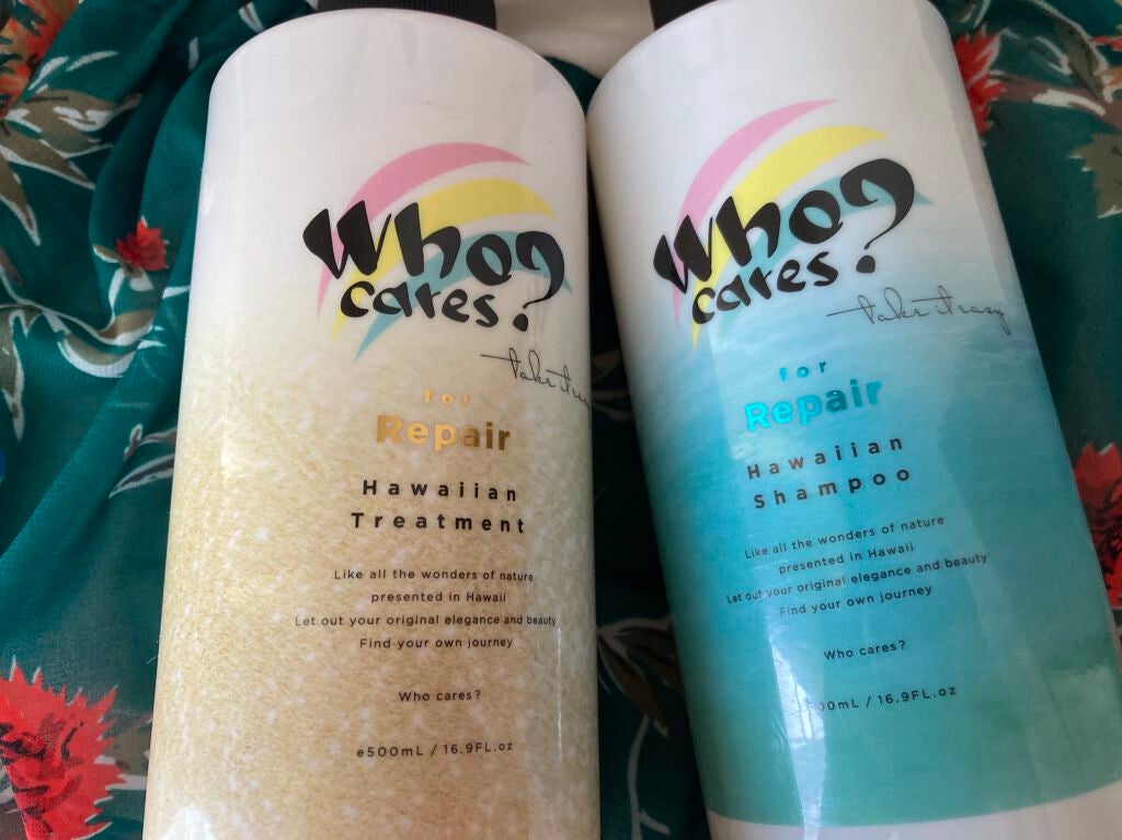 ハワイアンシャンプー&トリートメント <リペア>/who cares?/市販シャンプーを使ったクチコミ(1枚目)
