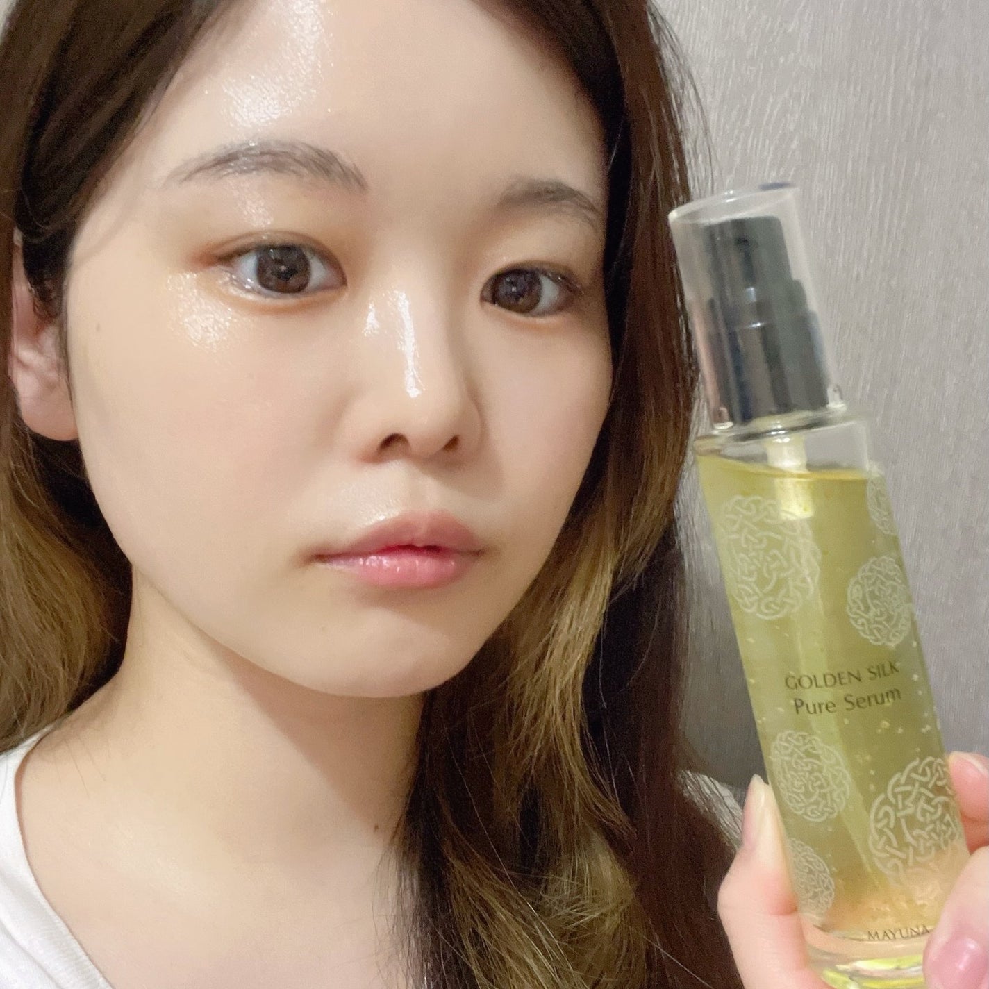 ゴールデンシルク ピュアセラム/MAYUNA/美容液を使ったクチコミ(5枚目)