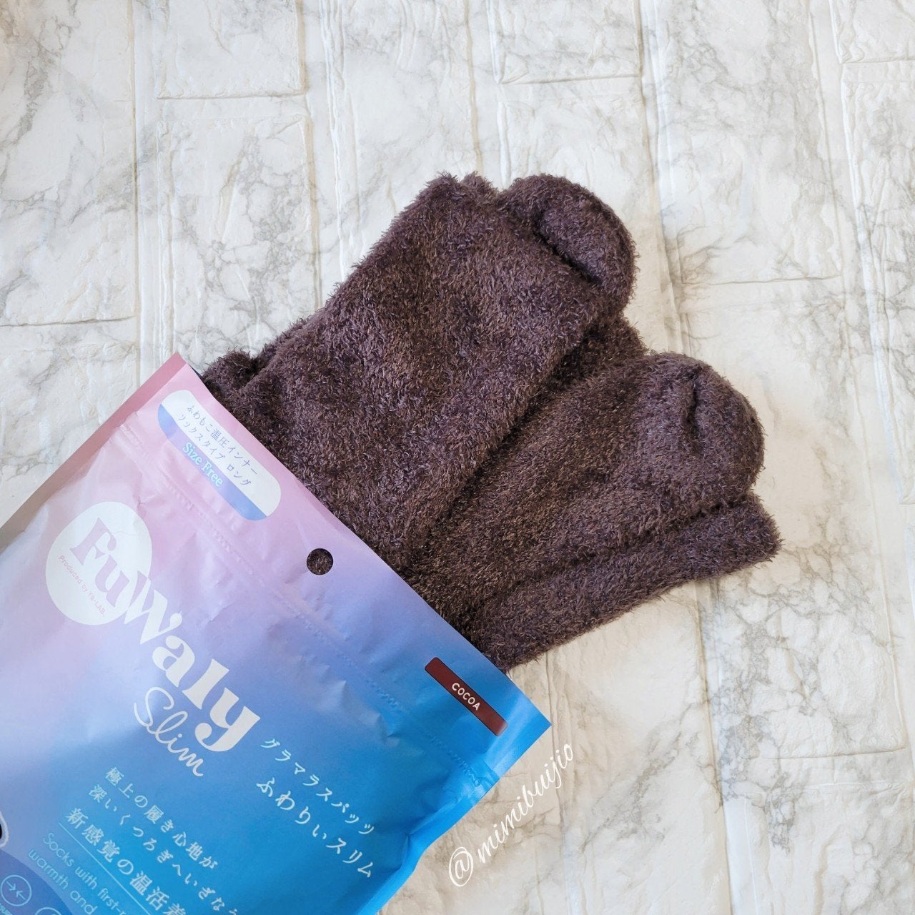 FuWaly Slim ソックスタイプロング/グラマラスパッツシリーズ/着圧ソックス・レギンスを使ったクチコミ(2枚目)