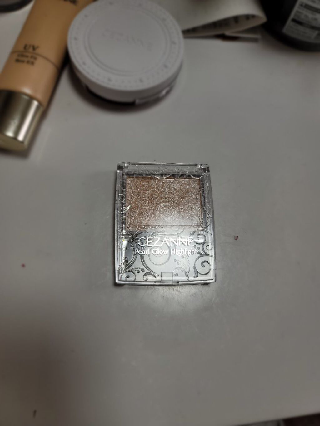 UVクリアフェイスパウダー/CEZANNE/プレストパウダーを使ったクチコミ（1枚目）