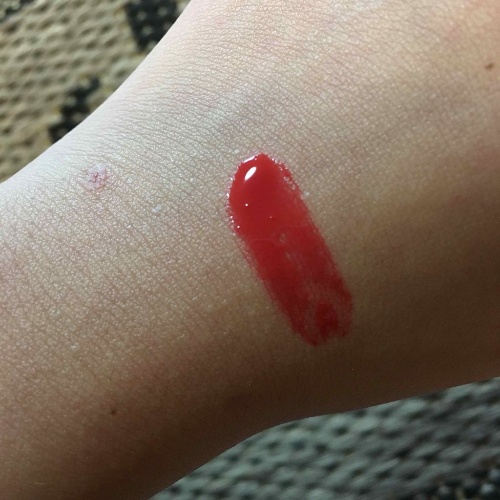 ディアダーリン ウォータージェルティント （アイスティント）/ETUDE/口紅を使ったクチコミ（2枚目）