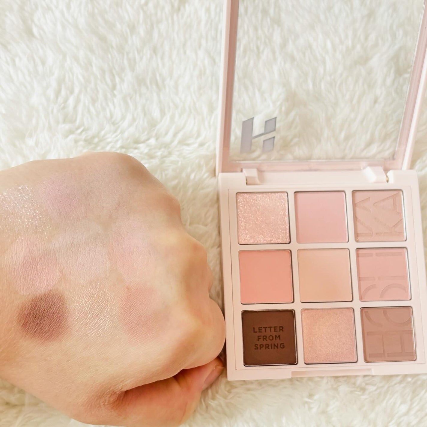 マイフェイブムードアイパレット 9カラー/HOLIKA HOLIKA/アイシャドウパレットを使ったクチコミ(5枚目)