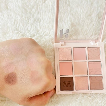 マイフェイブムードアイパレット 9カラー/HOLIKA HOLIKA/アイシャドウパレットを使ったクチコミ(5枚目)