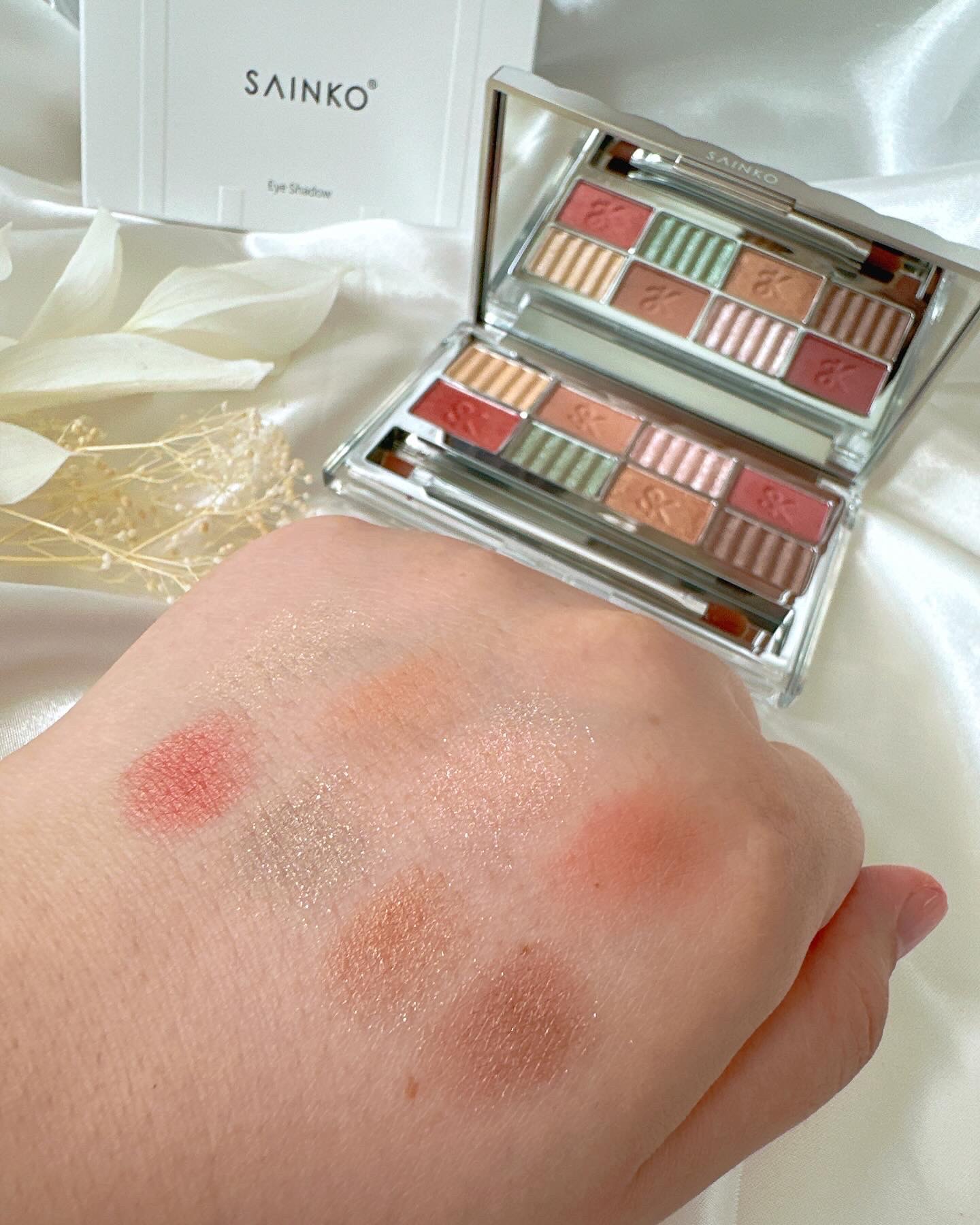 SAINKO　ベルベットアイシャドウパレット #02 Koukou/SAINKO/アイシャドウパレットを使ったクチコミ（3枚目）