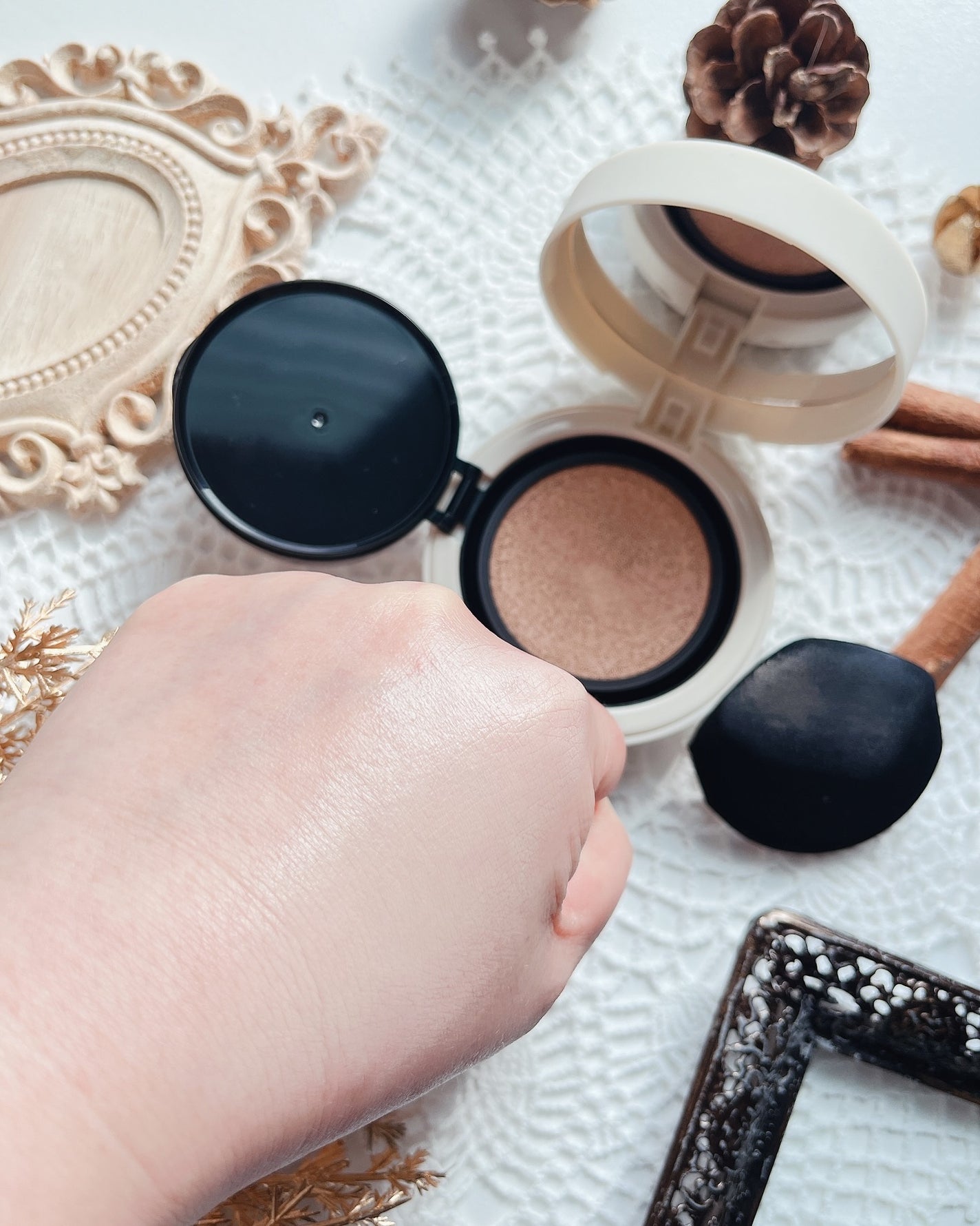 マットエステヴェール クッション/Macchia Label/クッションファンデーションを使ったクチコミ(6枚目)