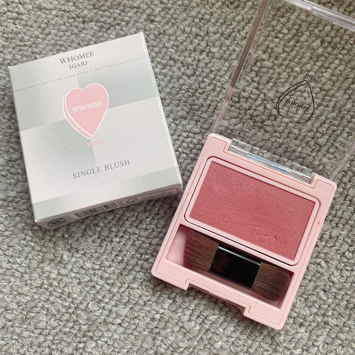 フーミー シングルブラッシュ/WHOMEE/パウダーチークを使ったクチコミ(1枚目)