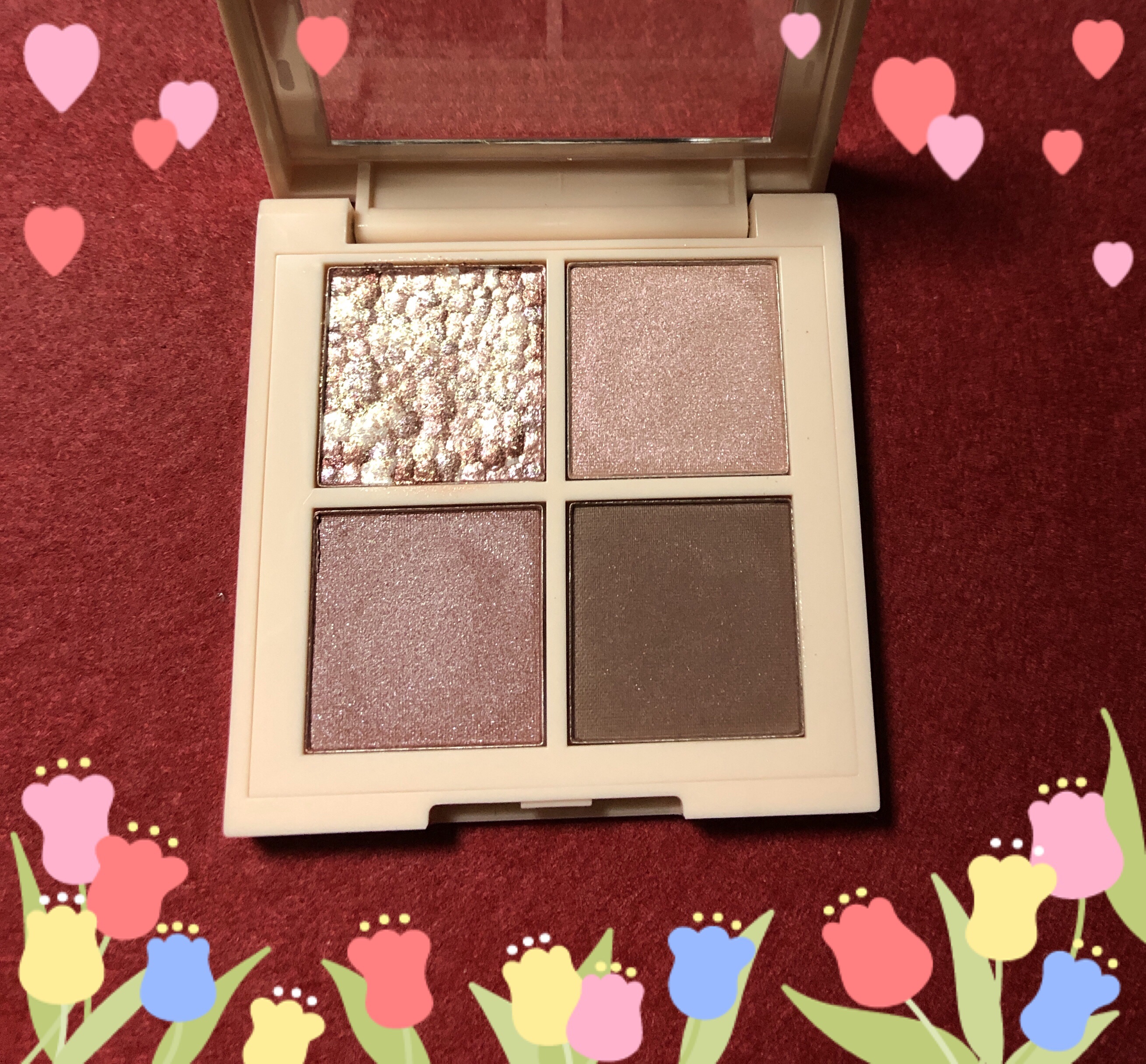 レブロン ダズル アイシャドウ クアッド/REVLON/アイシャドウパレットを使ったクチコミ（2枚目）