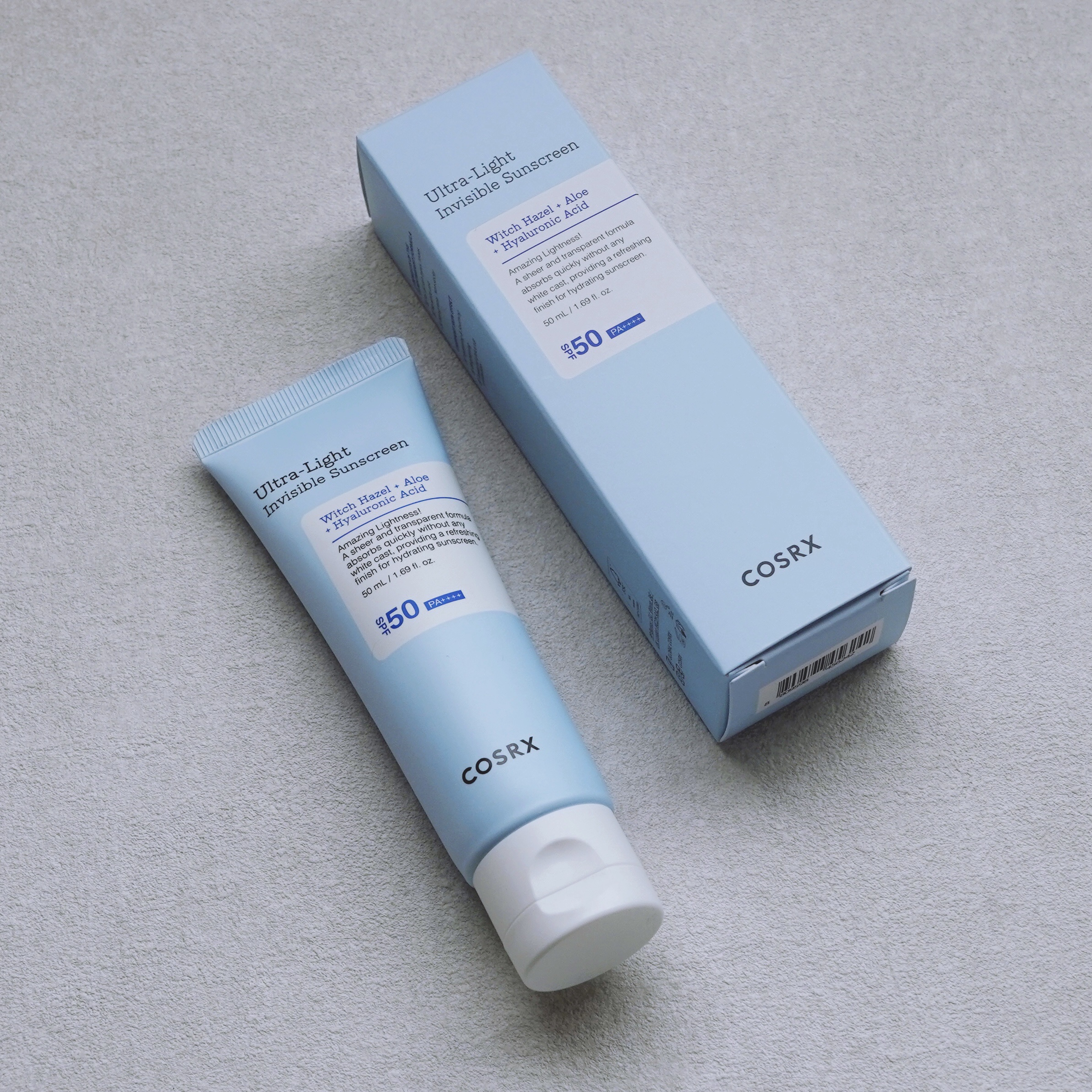 ウルトラライト透明UVクリーム/COSRX/日焼け止めクリームを使ったクチコミ（1枚目）