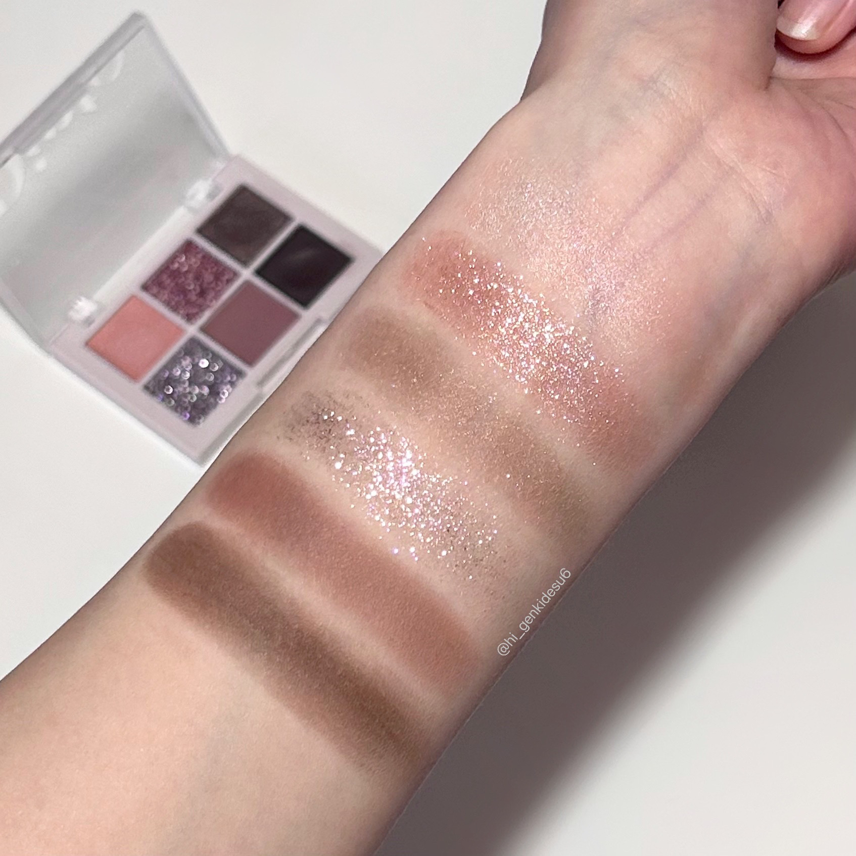 ブラーフィニシュシャドウパレット/Dinto/アイシャドウパレットを使ったクチコミ（2枚目）