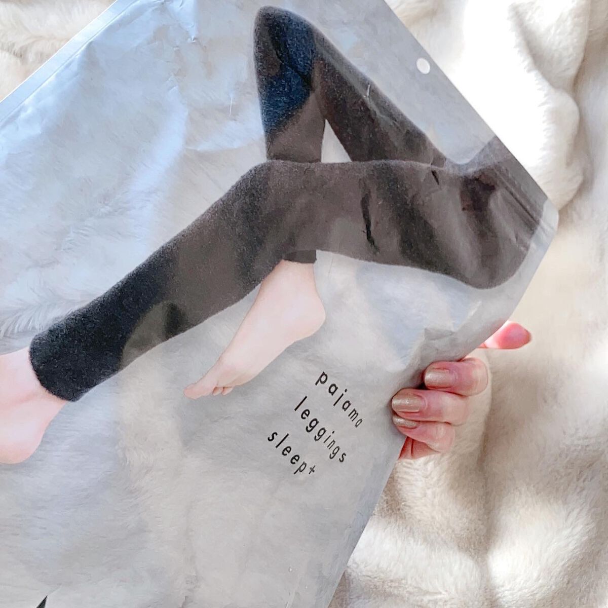 パジャマレギンスsleep＋/BELMISE/着圧ソックス・レギンスを使ったクチコミ（2枚目）