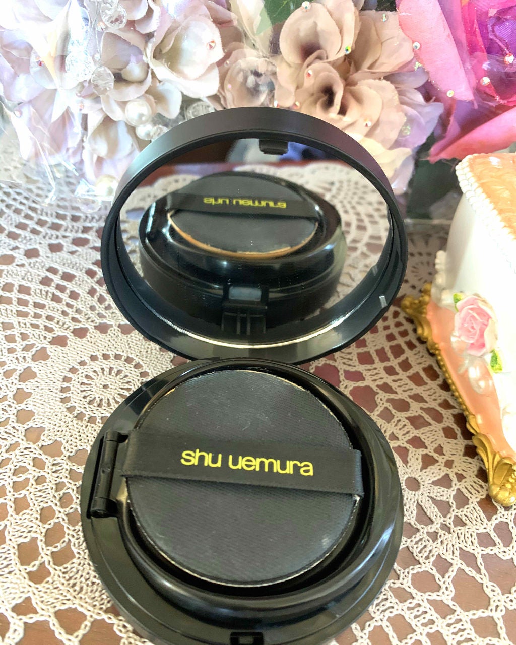 ステージ パフォーマー フレッシュ ティント UV クッション/shu uemura/クッションファンデーションを使ったクチコミ(1枚目)