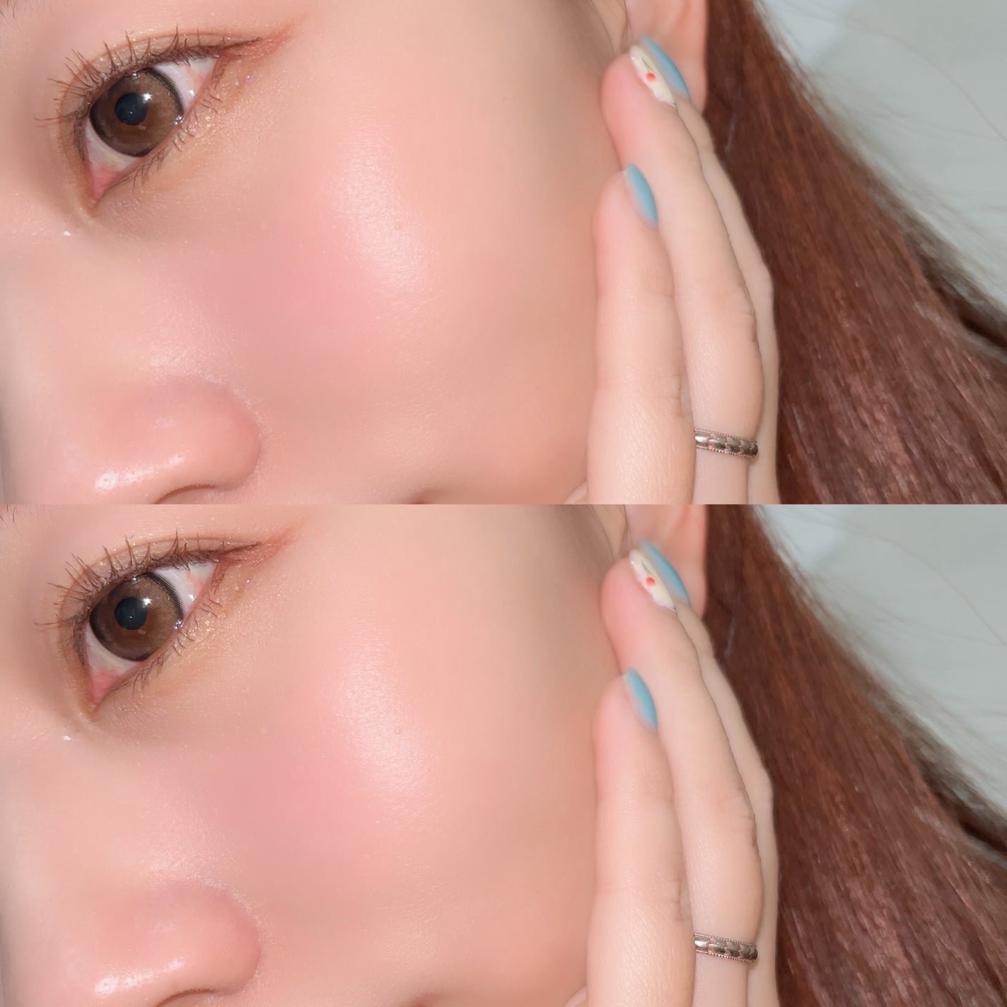 ⽔彩チーク/Fujiko/リキッドチークを使ったクチコミ(4枚目)