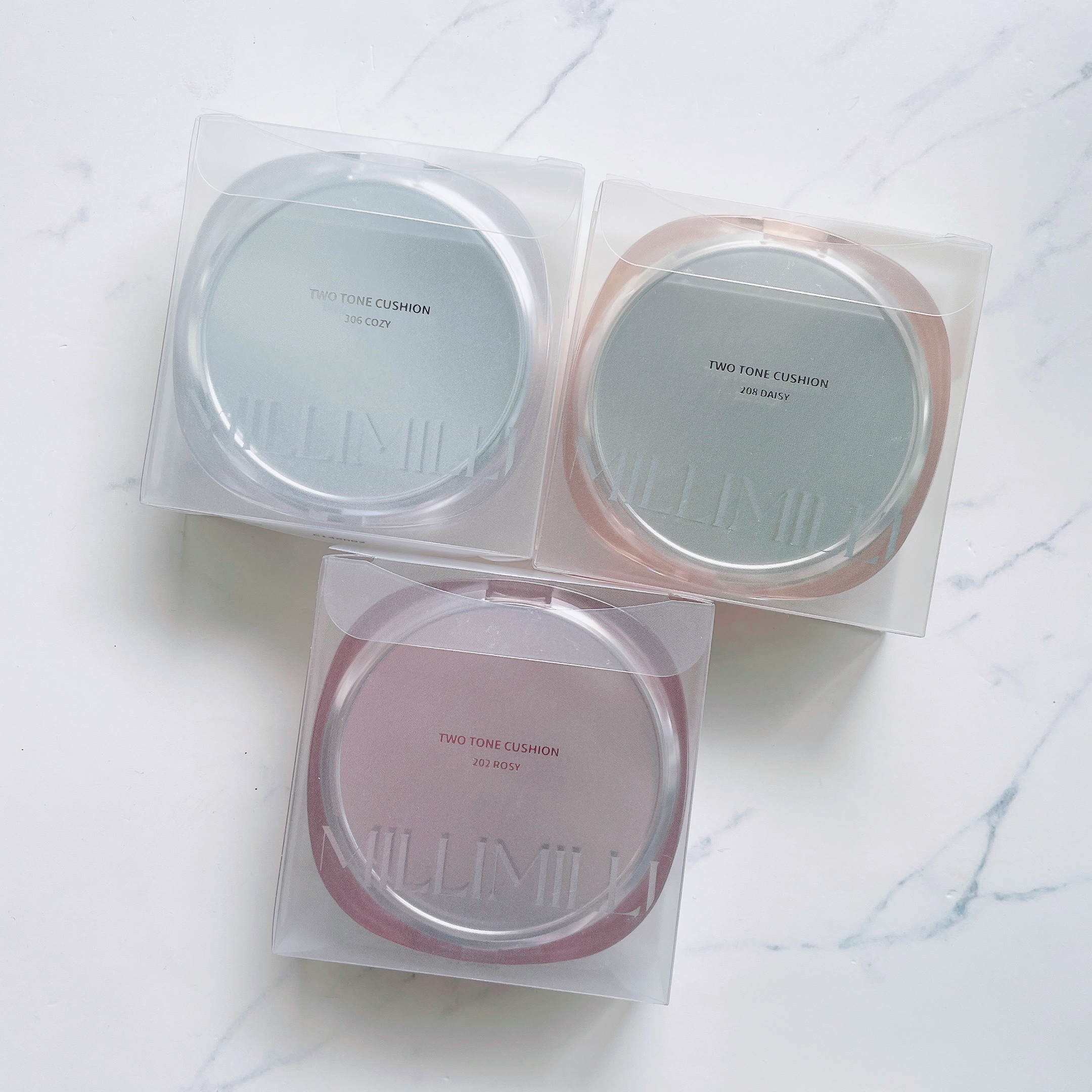 ツートンクッション/MILLIMILLI/クッションファンデーションを使ったクチコミ（2枚目）