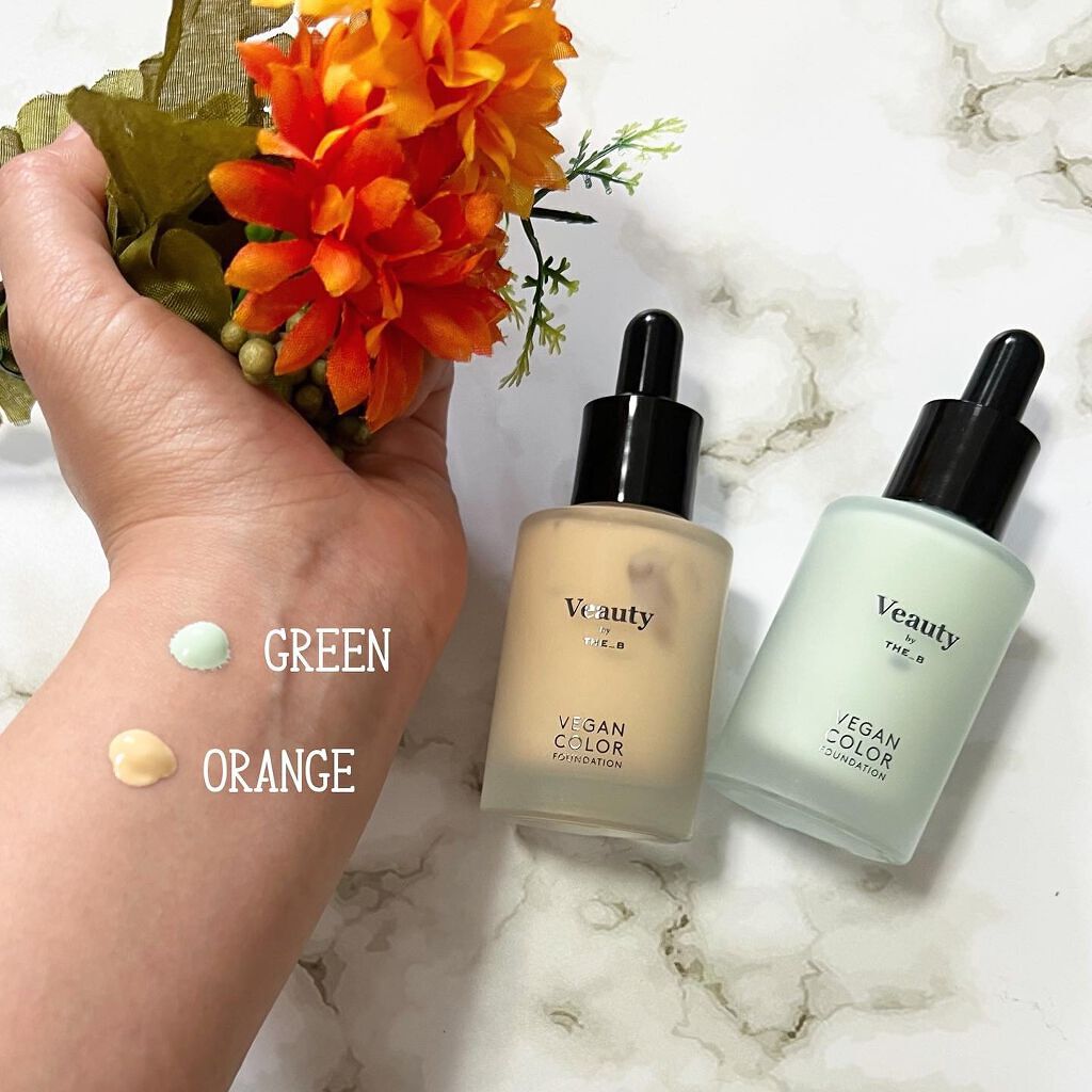 ヴィーガン カラーファンデーション/Veauty by THE_B/リキッドファンデーションを使ったクチコミ(2枚目)
