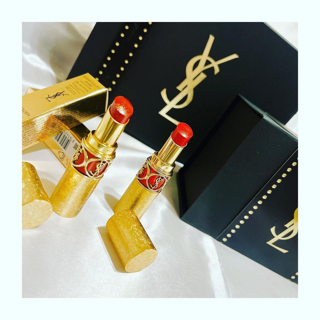 ルージュ ヴォリュプテ シャイン コレクター (NOEL LOOK 2021)/YVES SAINT LAURENT BEAUTE/口紅を使ったクチコミ(1枚目)