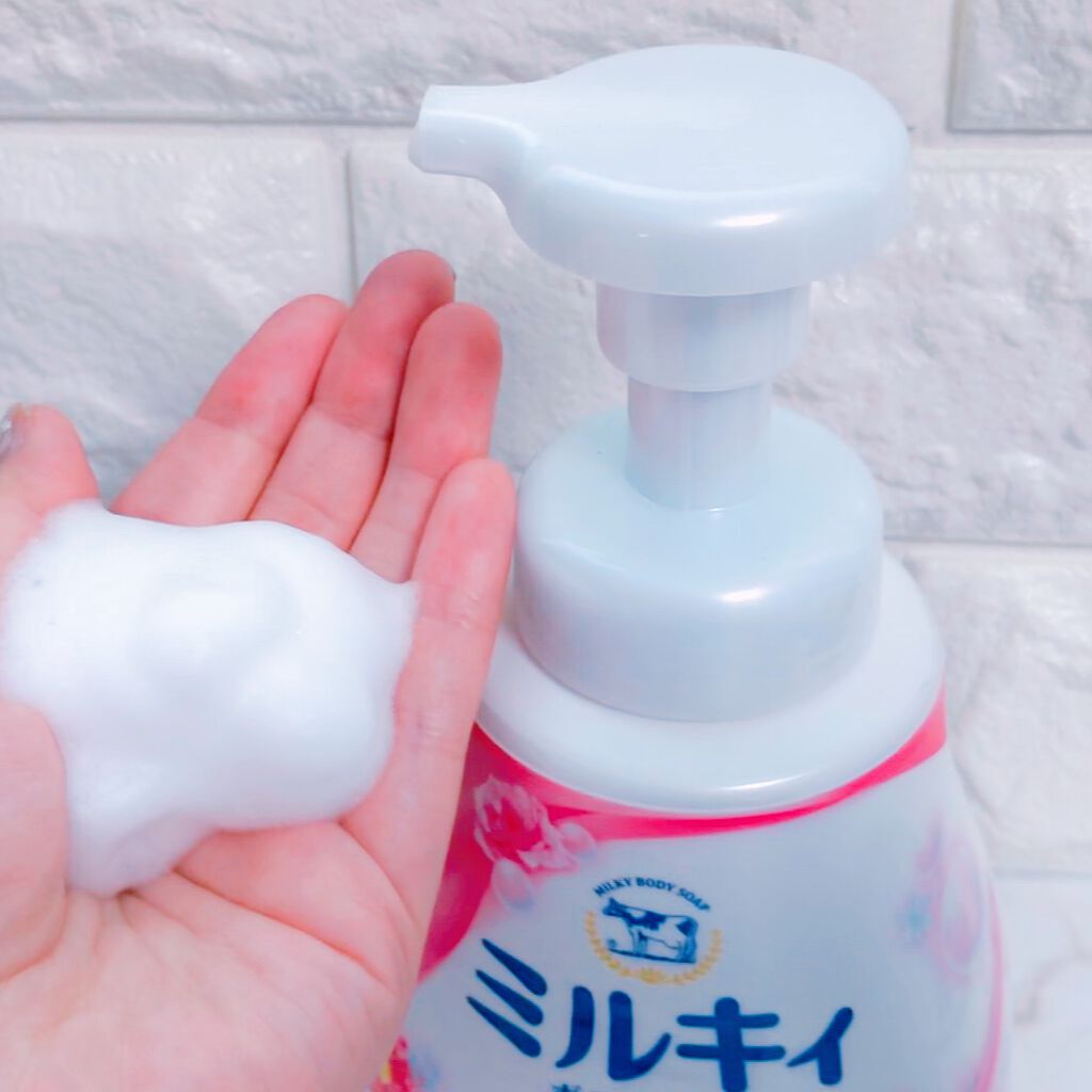 泡で出てくる ミルキィボディソープ フローラルソープの香り/ミルキィ/ボディソープを使ったクチコミ(5枚目)