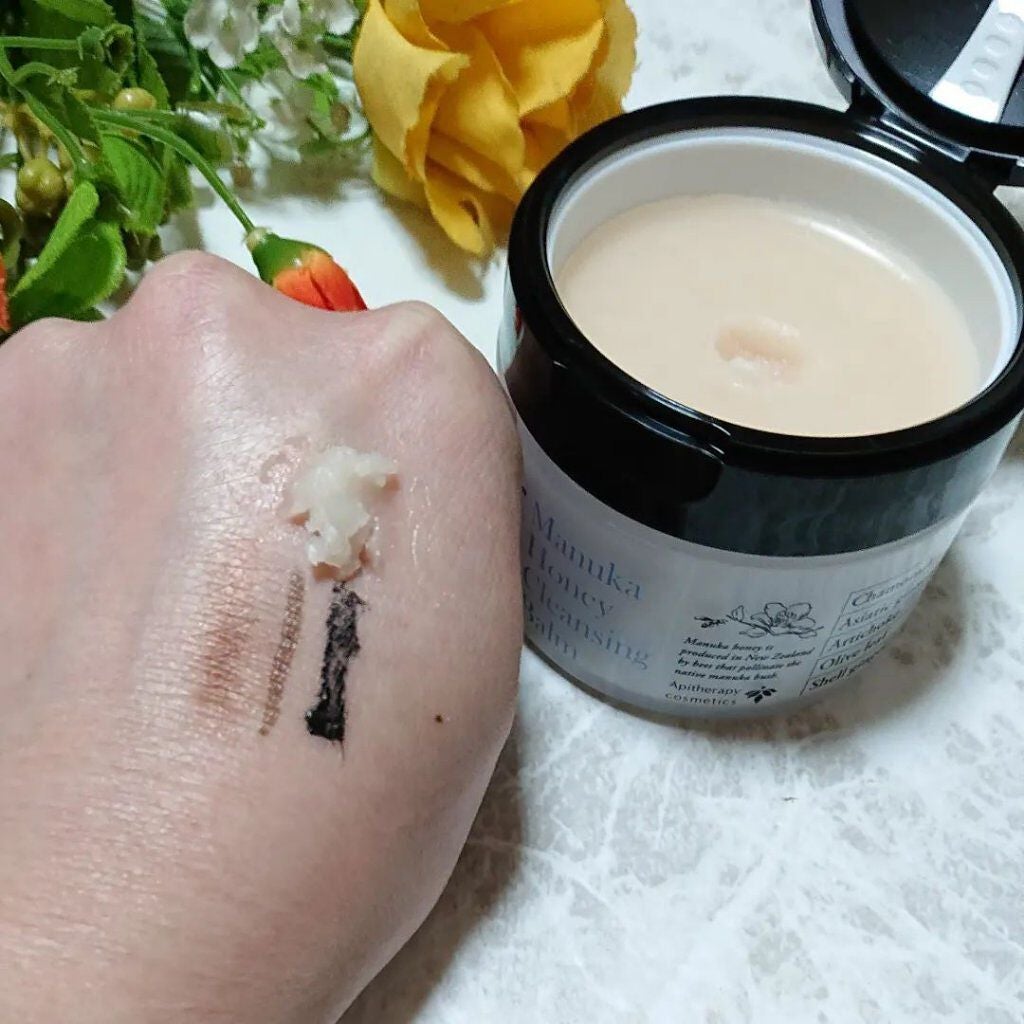 マヌカハニー クレンジングバーム/アピセラピーコスメティクス/クレンジングバームを使ったクチコミ(5枚目)