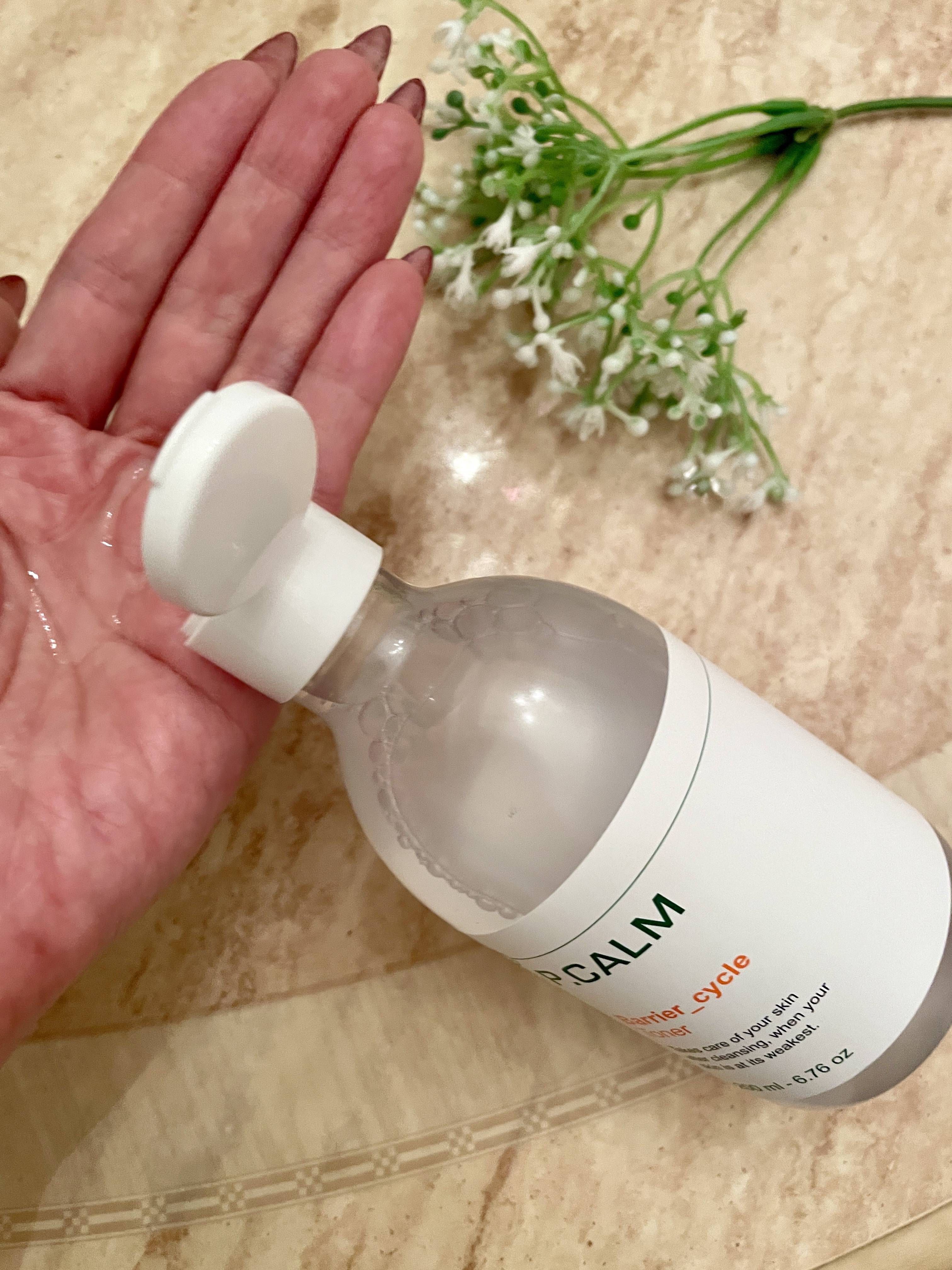 バリアサイクルトナー/P.CALM/化粧水を使ったクチコミ（2枚目）