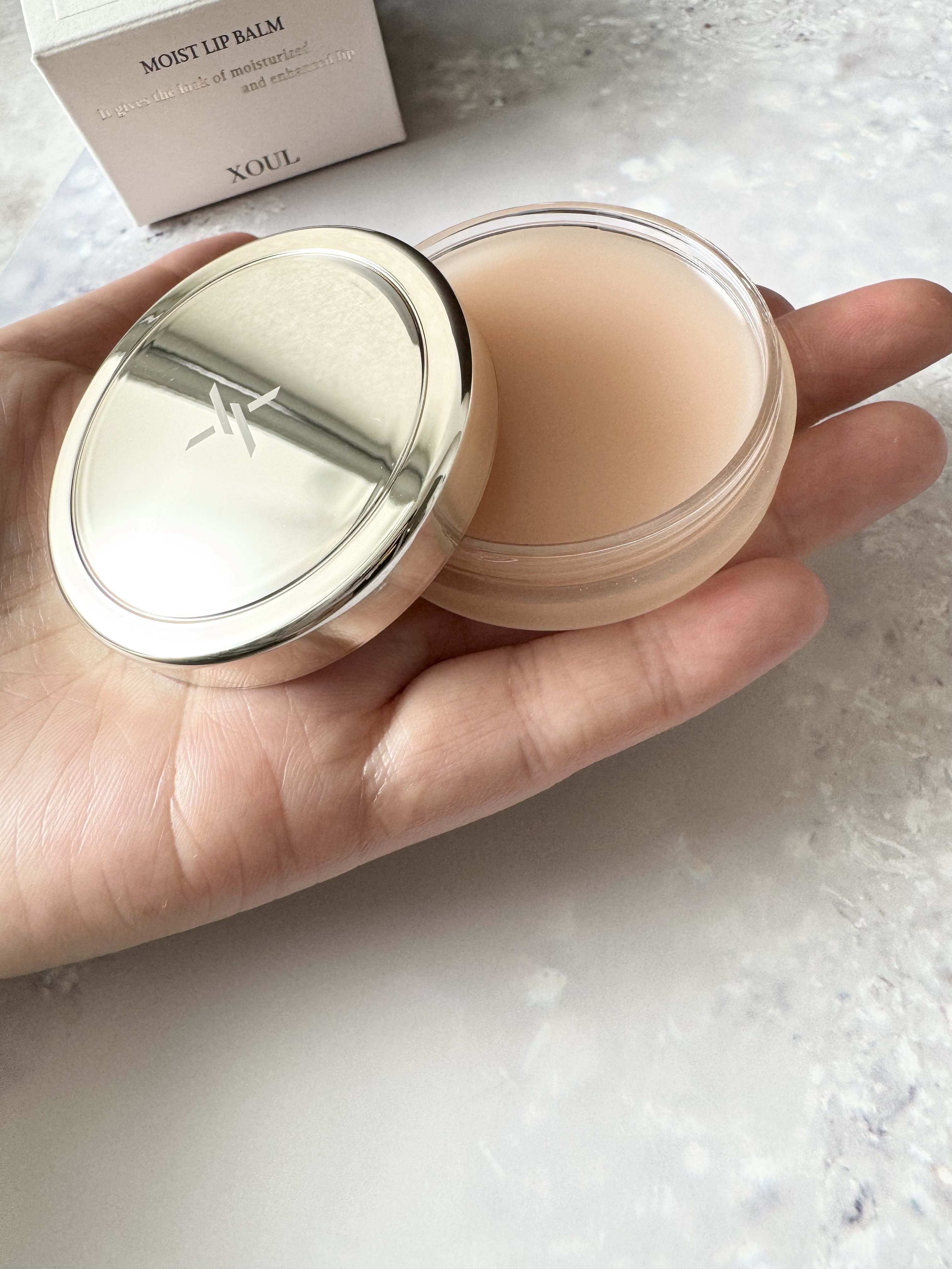 モイストリップバーム/XOUL/リップバームを使ったクチコミ（2枚目）