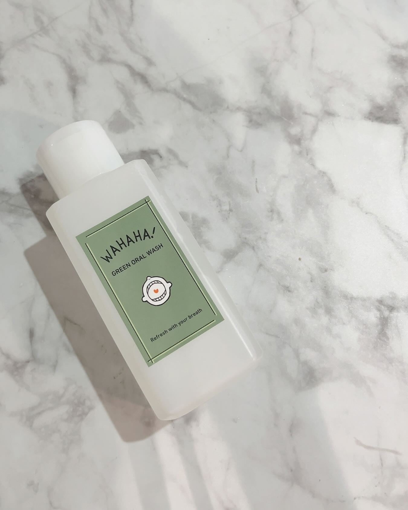 WAHAHA グリーンオーラルウォッシュ/nijiCREATION/マウスウォッシュ・スプレーを使ったクチコミ(1枚目)