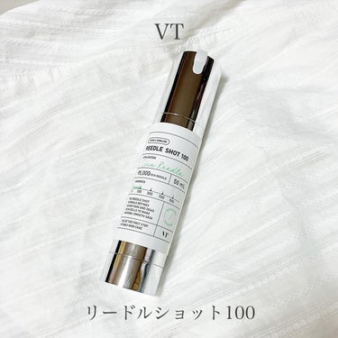 🌷VT
✔︎リードルショット100ㅤ　　　　　　　3520円

今回紹介するのは導入液🧴🫧

【商品内容】
01ㅤ　刺さる(肌を刺激)
　　毛穴よりも薄く微細な天然の美容針”が肌を刺激し
　　肌に穴をあ