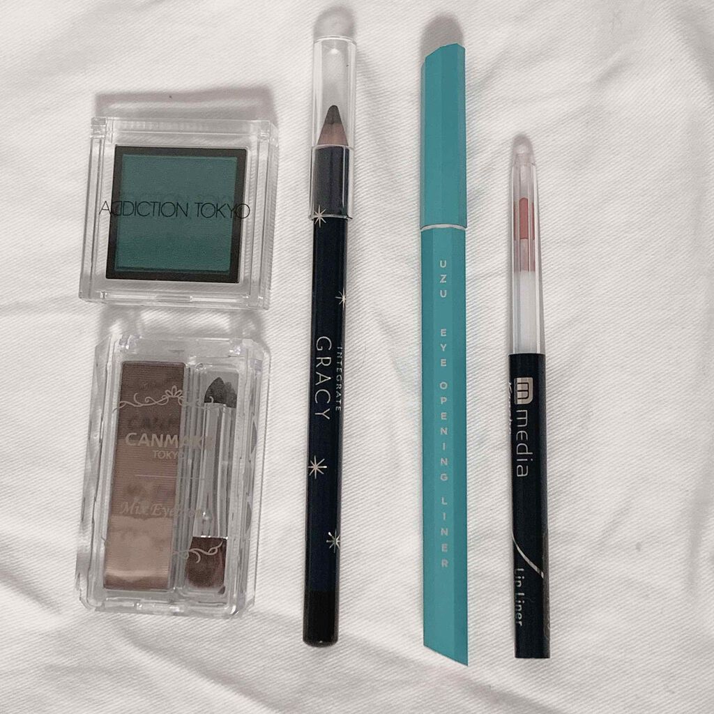 ザ アイシャドウ L 170 Smoky Emerald/ADDICTION/単色アイシャドウを使ったクチコミ（3枚目）