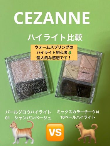 パールグロウハイライト/CEZANNE/パウダーハイライトを使ったクチコミ（1枚目）