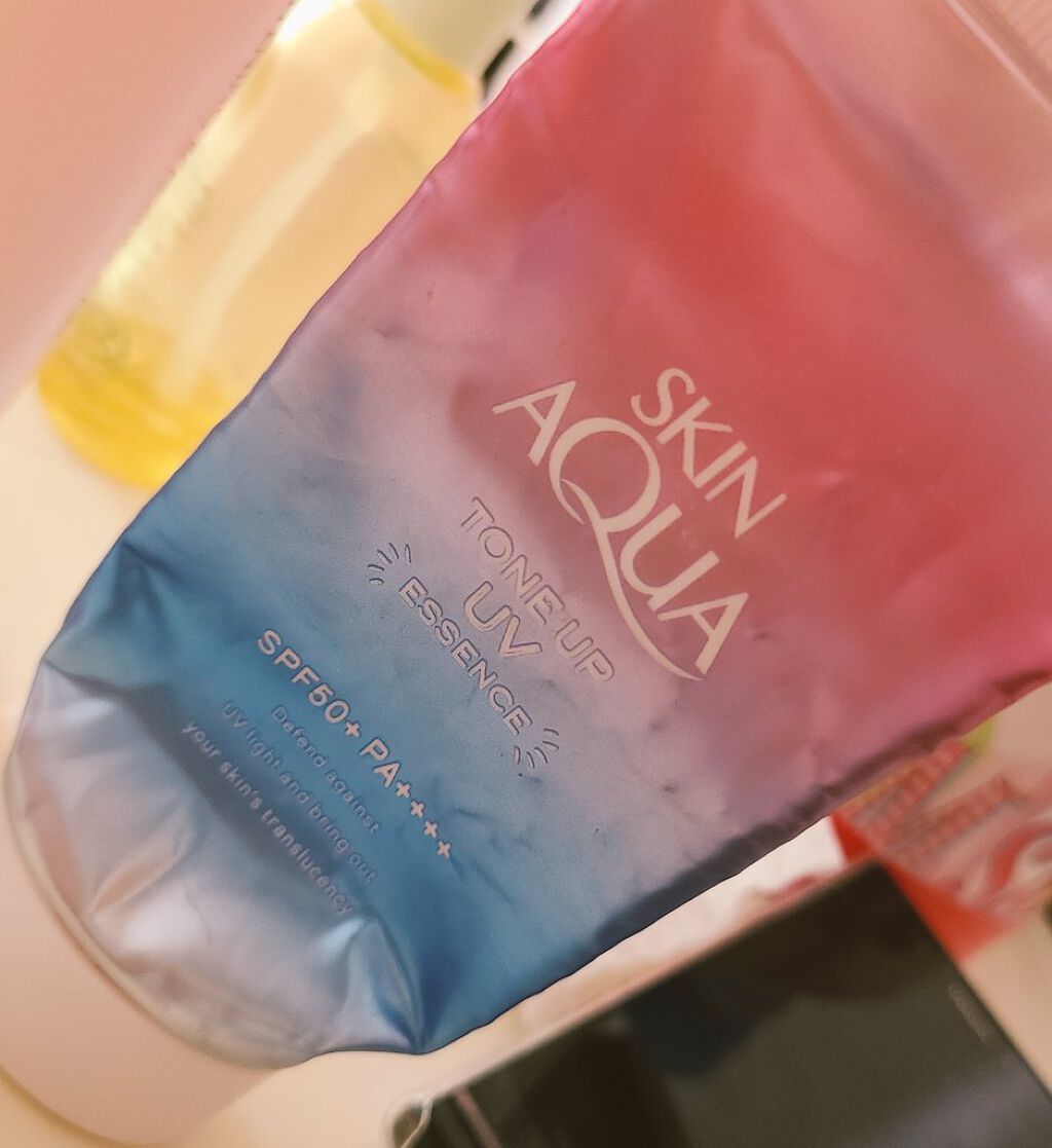 スキンアクア トーンアップUVエッセンス/スキンアクア/日焼け止めクリームを使ったクチコミ（1枚目）