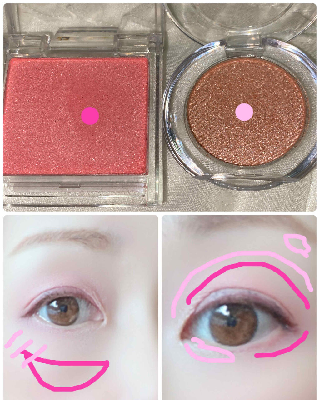 RiRe ラックスジェルアイライナーのクチコミ「#今日のメイク

先日投稿したGIRLS awardのアイシャドウとチークを使いました。
はっ.....」（3枚目）