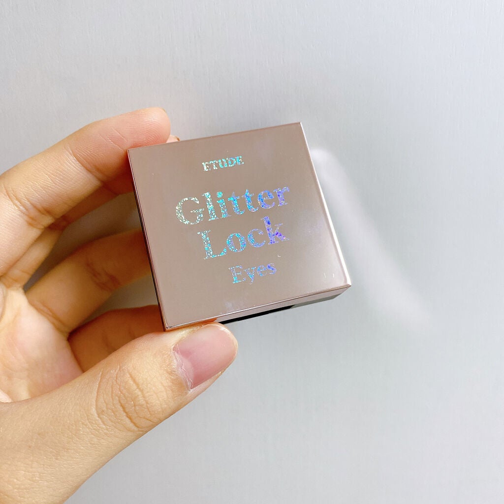 グリッターロックアイズ/ETUDE/単色アイシャドウを使ったクチコミ(4枚目)