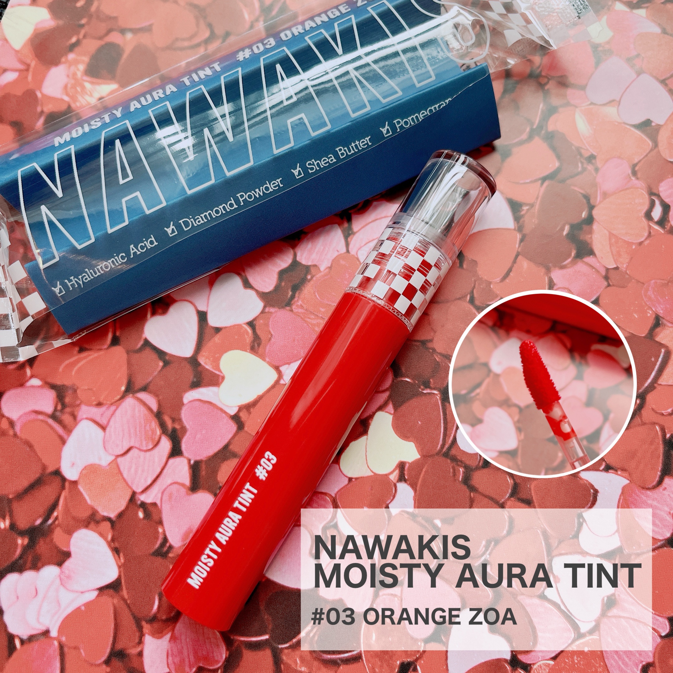 NAWAKIS MOISTY AURA TINT/NAWAKIS/口紅を使ったクチコミ（2枚目）