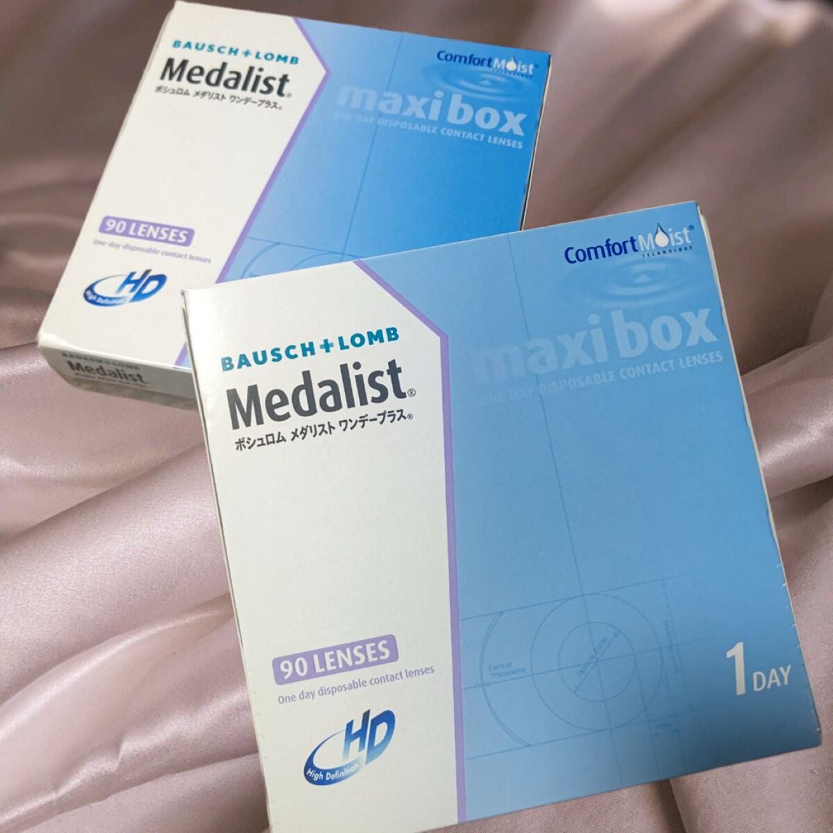 メダリストワンデープラス/ボシュロム/ワンデー(1DAY)カラコンを使ったクチコミ(1枚目)