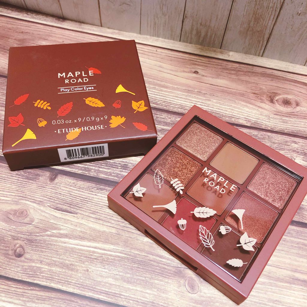 プレイカラーアイシャドウ メープルロード/ETUDE/アイシャドウパレットを使ったクチコミ(1枚目)