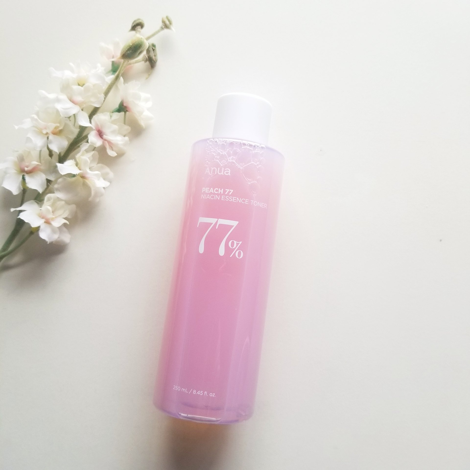 桃77％ナイアシンエッセンストナー 250ml/Anua/化粧水を使ったクチコミ（2枚目）