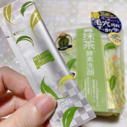 ワフードメイド 宇治抹茶酵素洗顔/pdc/洗顔パウダーを使ったクチコミ(1枚目)